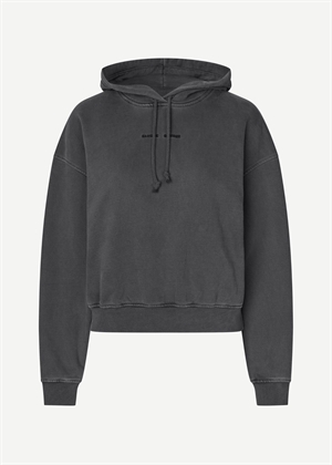 Saseven hoodie 15697 Black Pigment Samsøe 